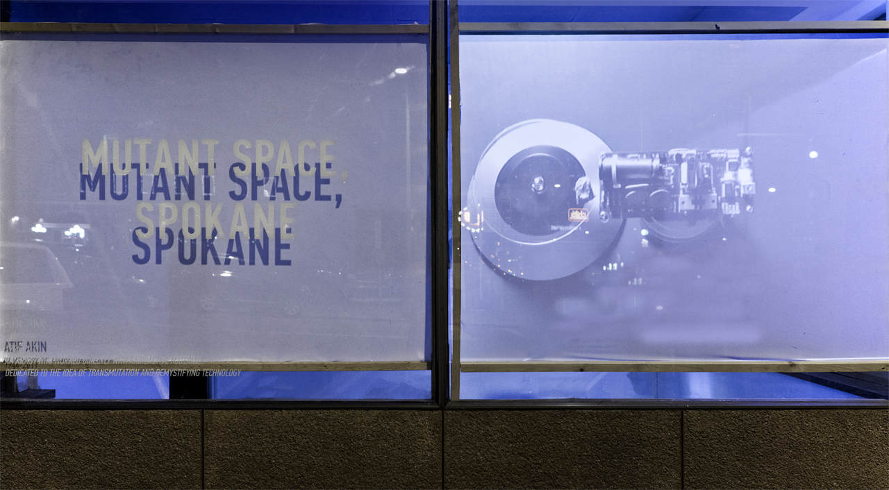 Mutant Space, Spokane, Installation View, Atif Akin, 2015